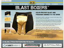 Tablet Screenshot of blastboxers.com
